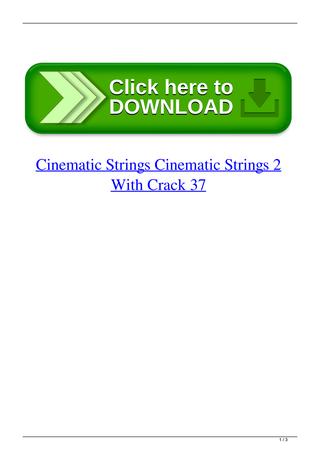 Cinematic Strings 2 Manual